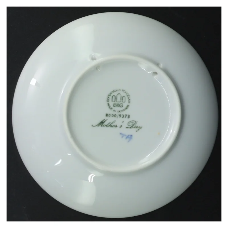 Mors dags tallerken 1973 fra B&G (str. Ø 15 cm)