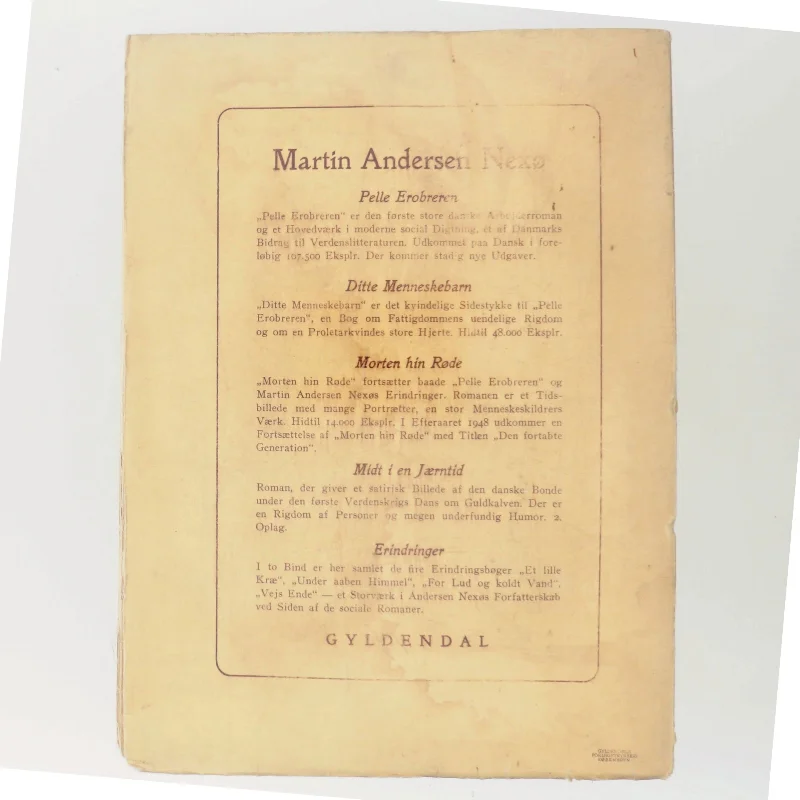 Midt i en Jærntid af Martin Andersen Nexø (Bog)