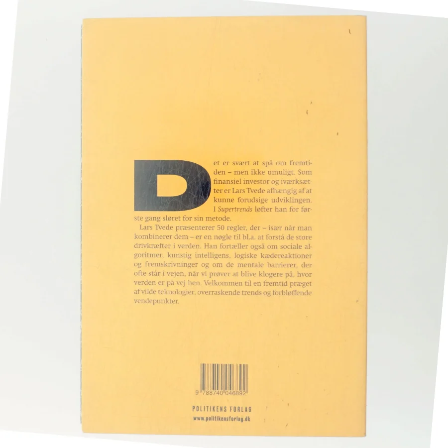 Supertrends : 50 ting, du bør vide om fremtiden af Lars Tvede (Bog)