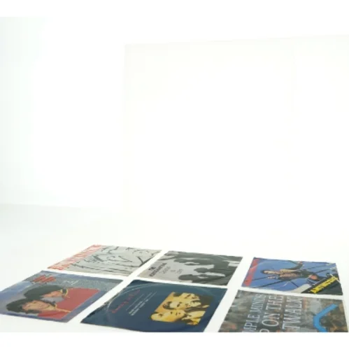 Samling af 7” vinylsingler (str. Ø. 17,5 cm)