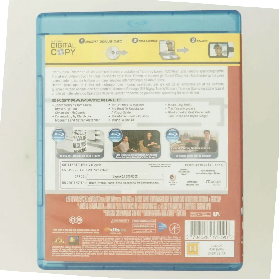 Operation Valkyrie med Tom Cruise (DVD)