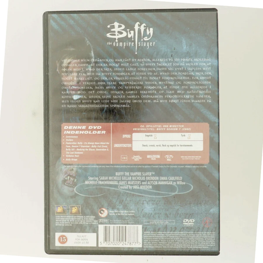 Buffy the Vampire Slayer: Season Seven med Sarah Michelle Gellar (DVD)