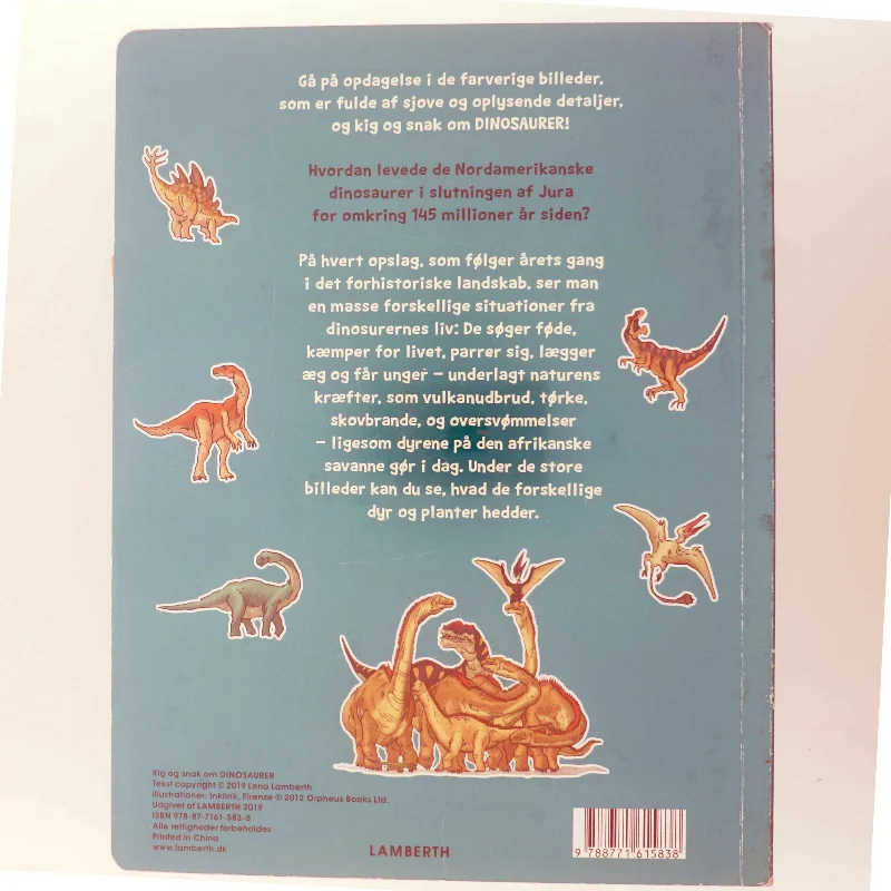 Kig og snak om dinosaurer af Lena Lamberth (Bog)