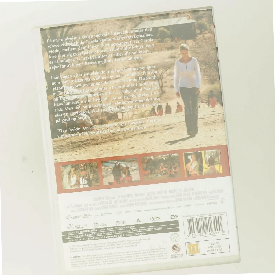 DVD-film "Den hvide Masai" fra Constantin Film