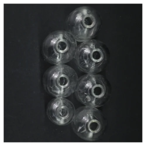 Gennemsigtige glasflasker (str. 10 cm 7 cm)