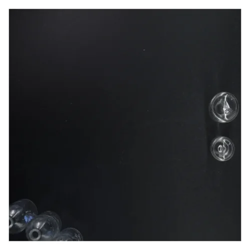 Gennemsigtige glasflasker (str. 10 cm 7 cm)