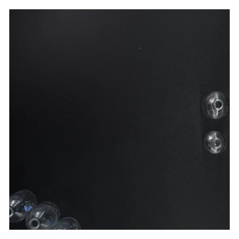 Gennemsigtige glasflasker (str. 10 cm 7 cm)