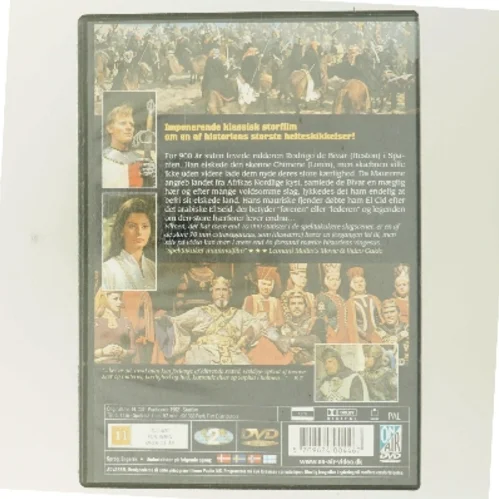 El Cid DVD fra on-air-video.dk med Charlton Heston (DVD)