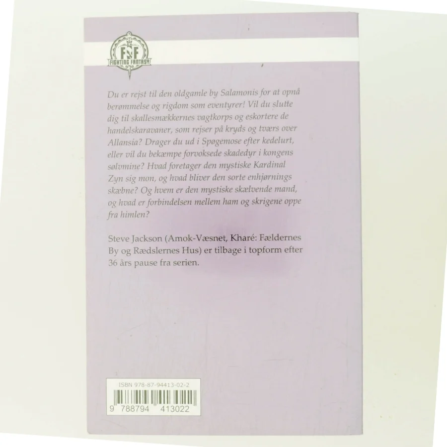 Mysteriet i Salamonis af Steve Jackson (Bog)