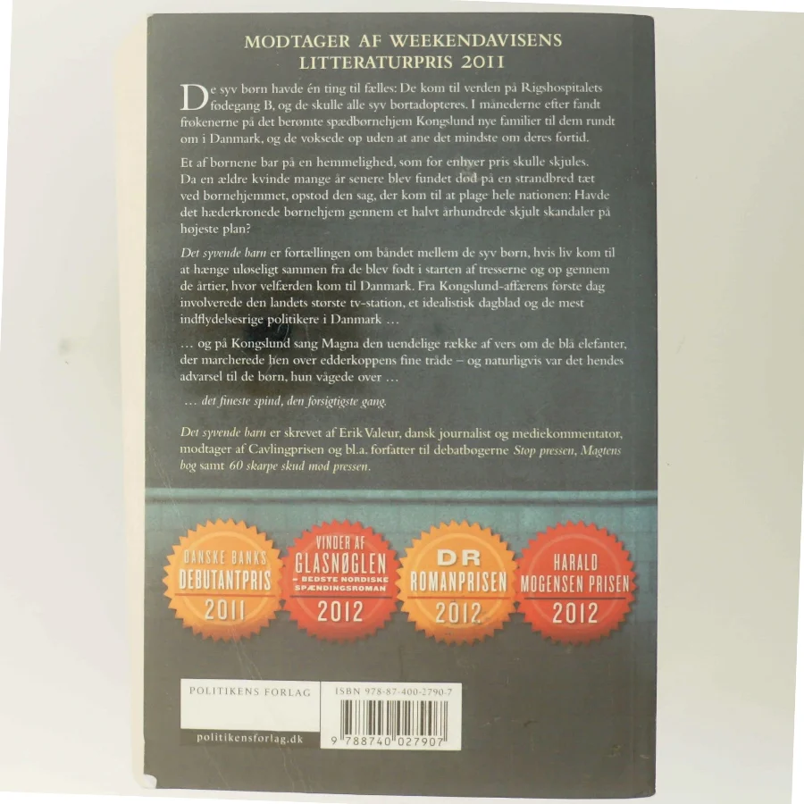 Det Syvende Barn af Erik Valeur fra Politikens Forlag