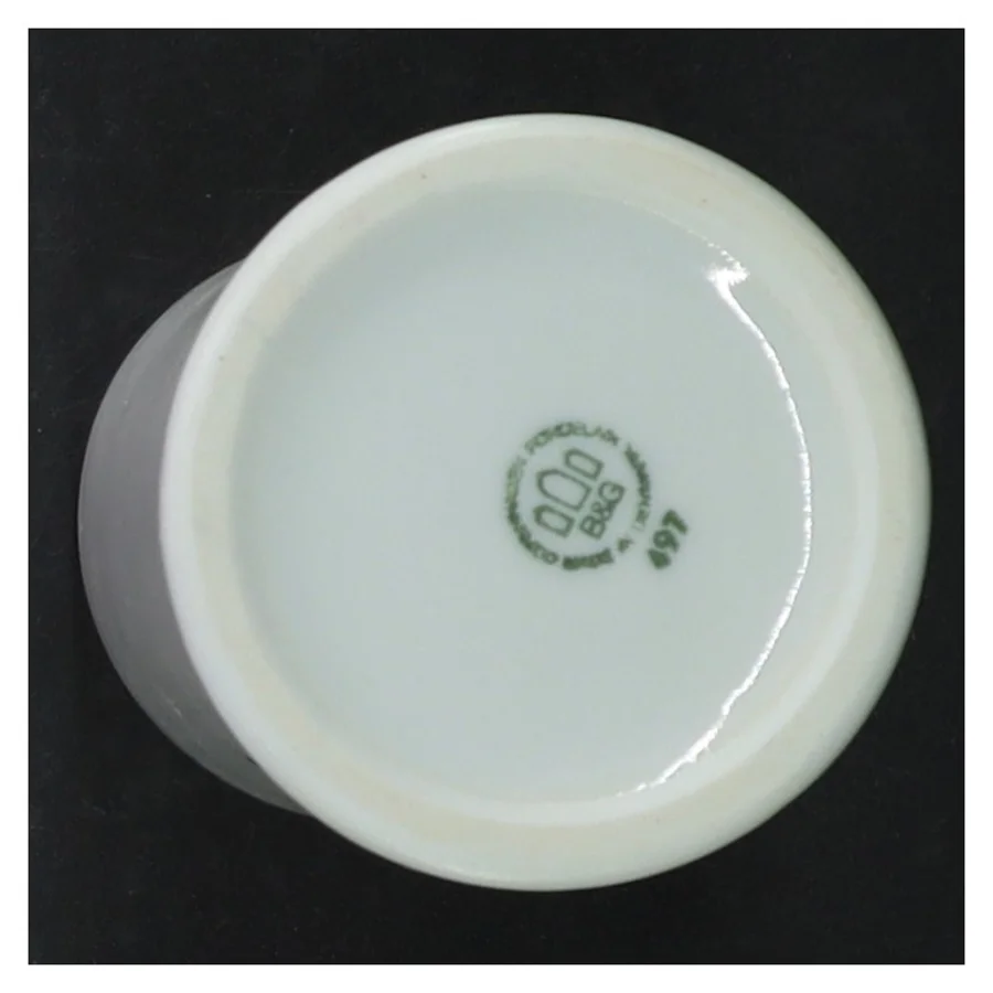 Krydderikrukke med låg fra B&G (str. Ø 6,5x11,5 cm)