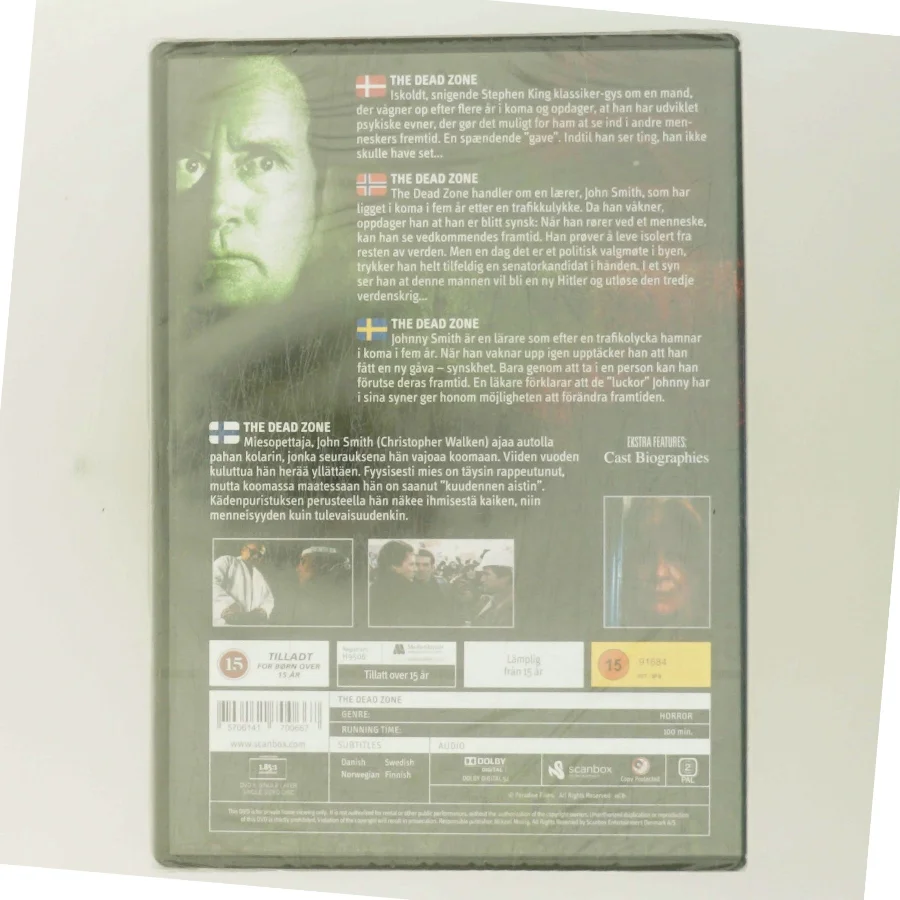 Dead Zone med Christopher Walken (DVD)