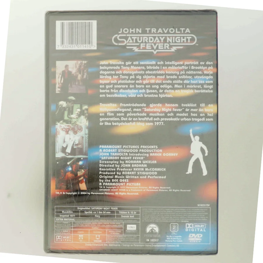 Saturday Night Fever med John Travolta (DVD)