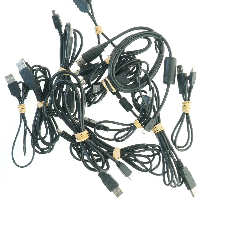 Samling af USB-kabler (str. mixed )