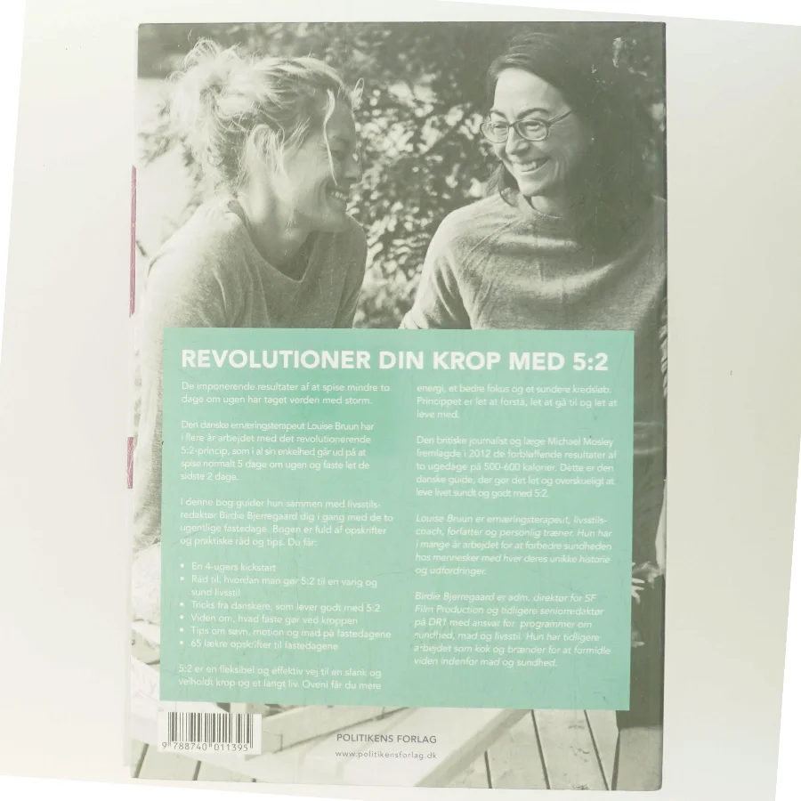 Sund og slank med 5:2 : 65 opskrifter af Louise Bruun (f. 1975) (Bog)