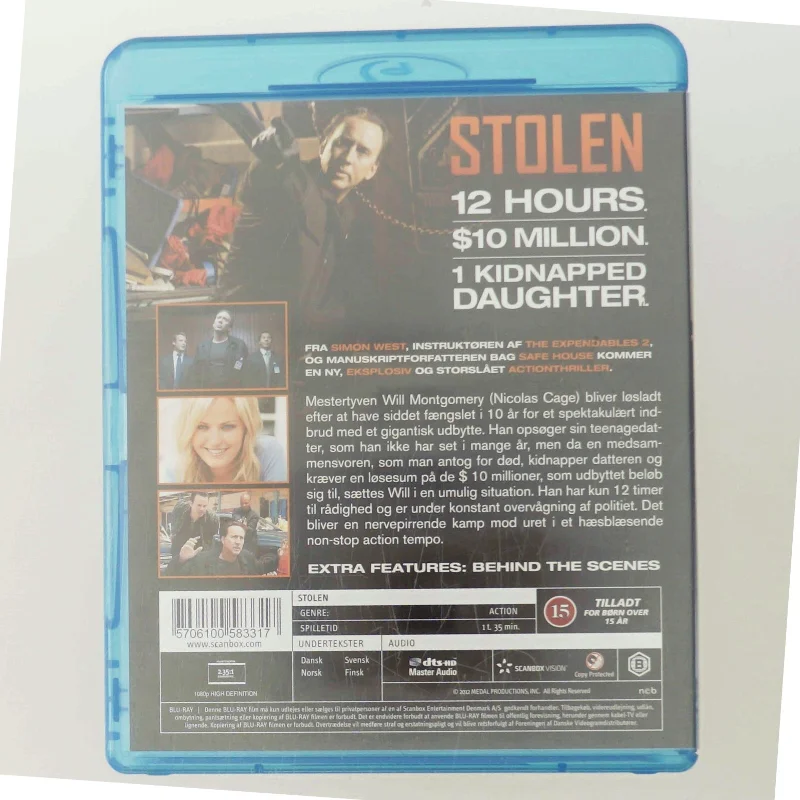Stolen med Nicolas Cage (DVD)