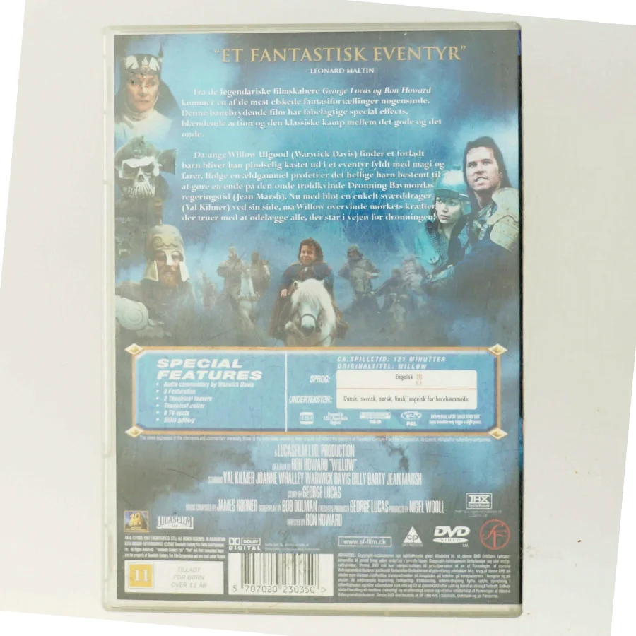 Willow med Warwick Davis (DVD)