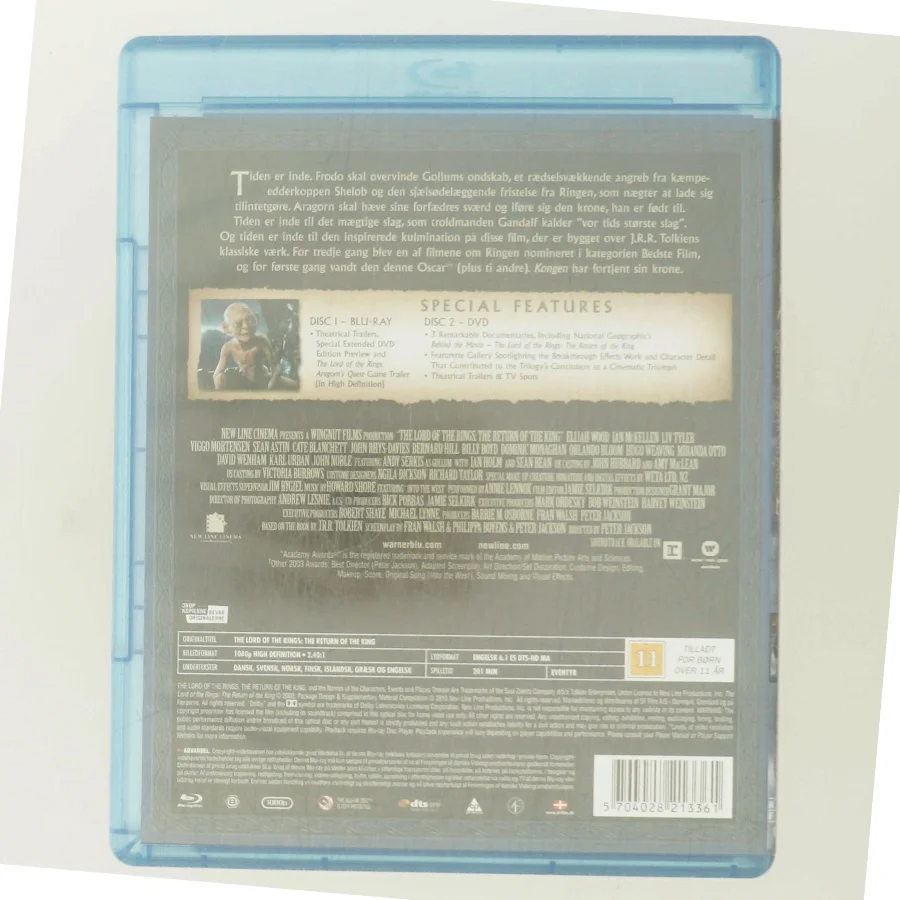 Ringenes Herre: Kongen vender tilbage med Elijah Wood (DVD)