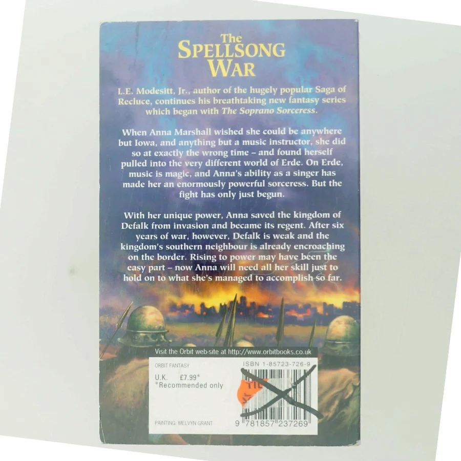 The spellsong war : book two of the spellsong cycle af L. E. Modesitt (Bog)