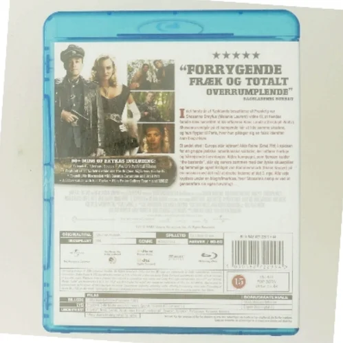 Inglourious Basterds med Brad Pitt (DVD)