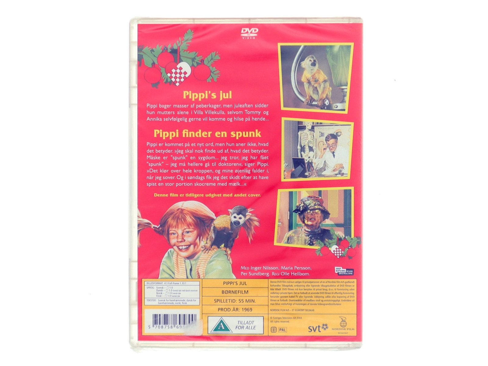 Pippi - Pippi's Jul med Inger Nilsson (DVD)