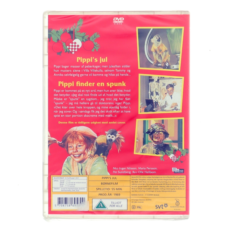 Pippi - Pippi's Jul med Inger Nilsson (DVD)