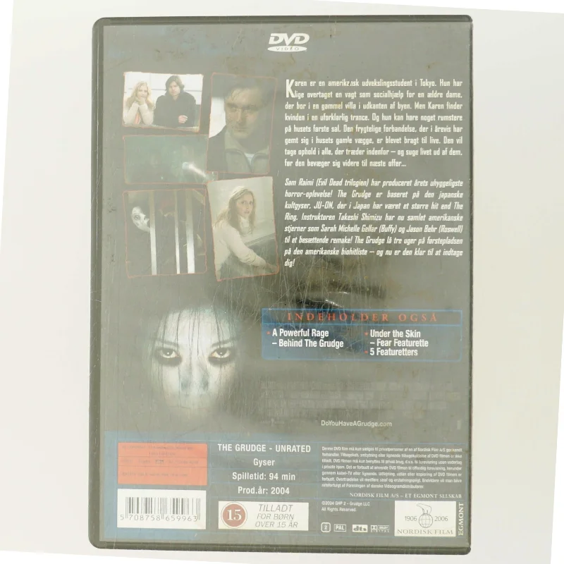 Forbandelsen med Sarah Michelle Gellar (DVD)