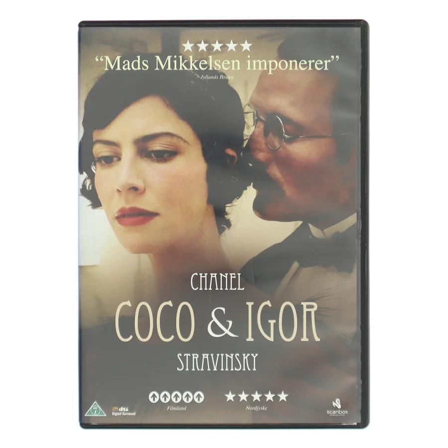 Coco Chanel & Igor Stravinsky med Anna Mouglalis (DVD)