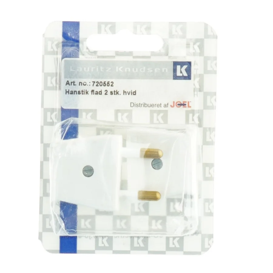 Hanstik, flade, hvide fra Joel (str. 11x8 cm)