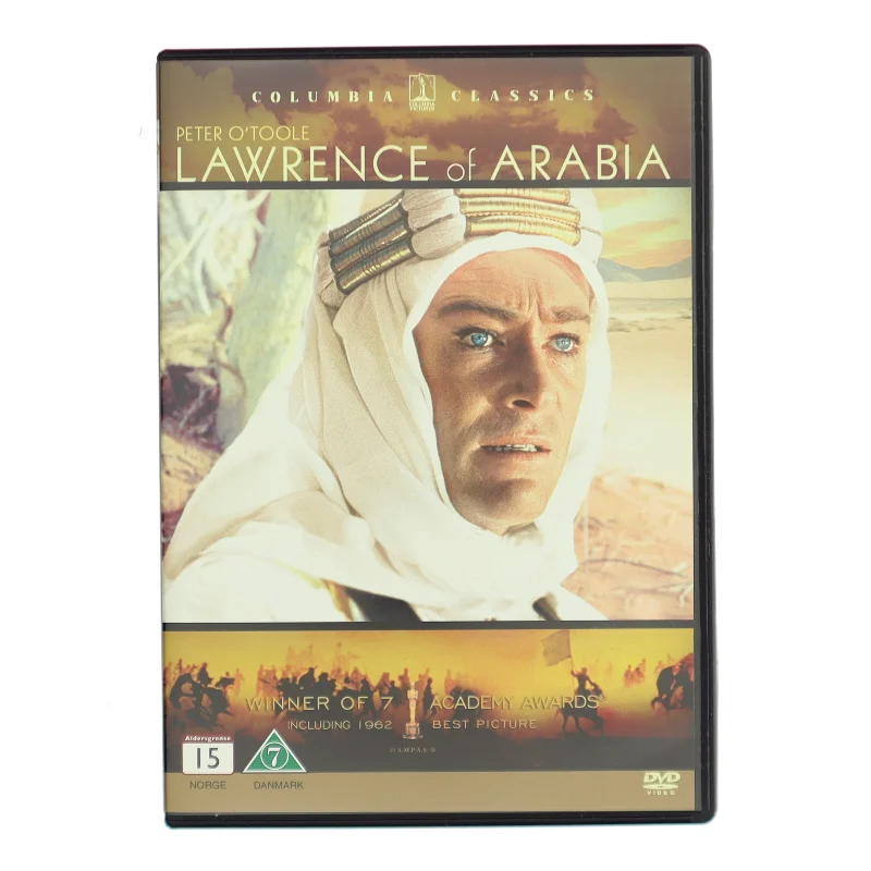 Lawrence of Arabia med Peter O'Toole (DVD)
