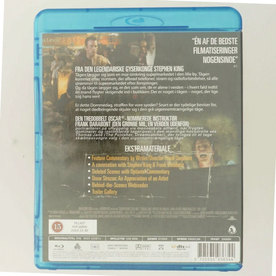 The Mist med Thomas Jane (DVD)