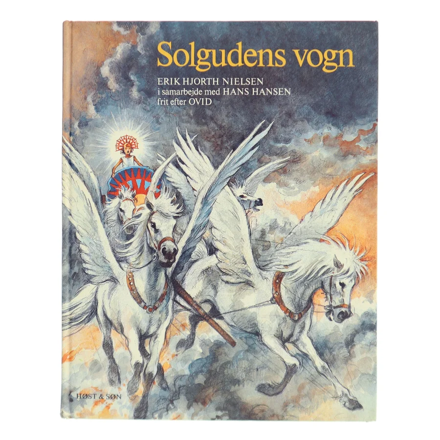 Solgudens vogn af Erik Hjorth Nielsen, i samarbejde med Hans Hansen, frit efter Ovid (Bog)