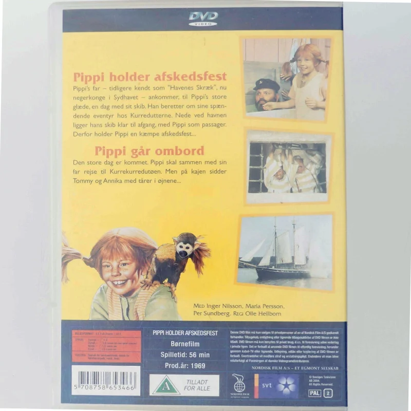 Pippi 6 - Holder Afskedsfest med Inger Nilsson (DVD)