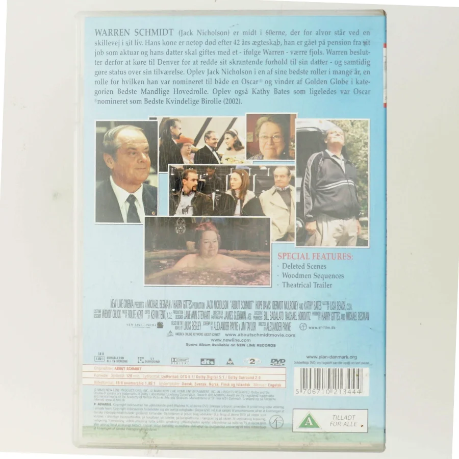 About Schmidt med Jack Nicholson (DVD)
