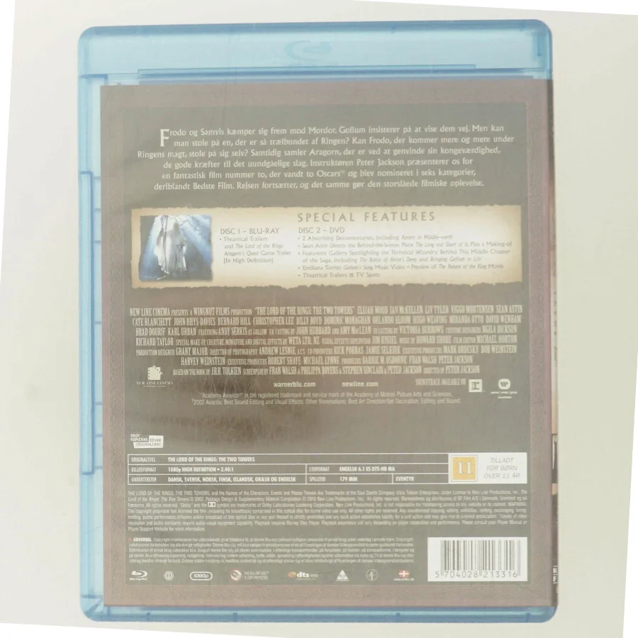 Lord of the Rings 2: Ttt med Elijah Wood (DVD)