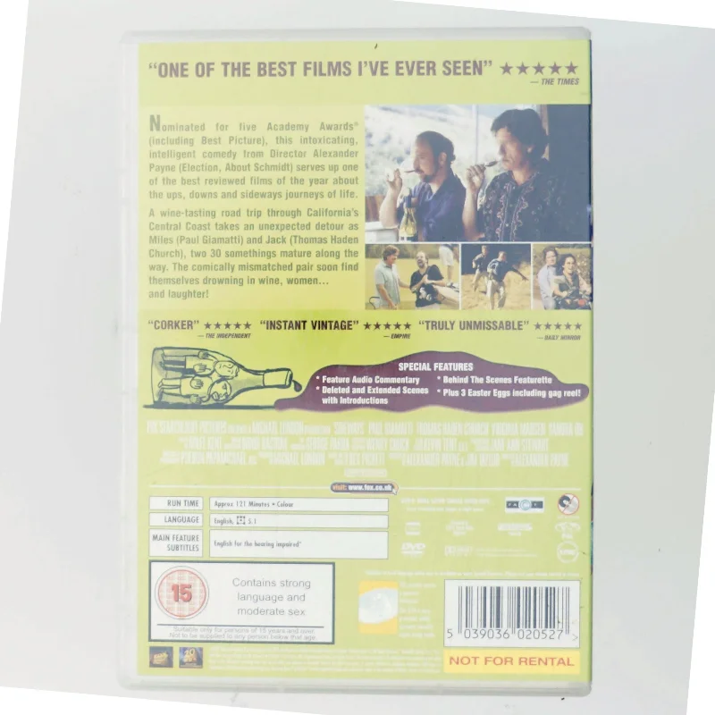 Sideways med Paul Giamatti (DVD)