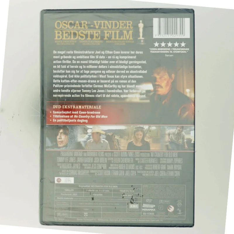 No Country for Old men med Tommy Lee Jones (DVD)