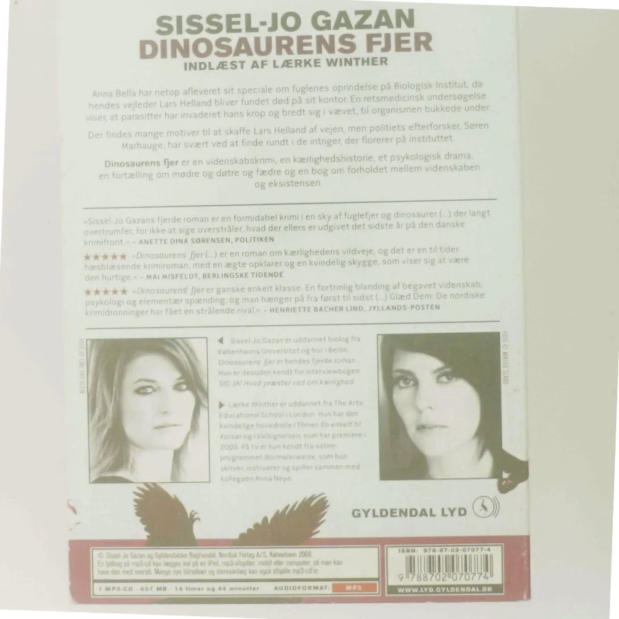 Dinosaurens fjer af Sissel-Jo Gazan (Lydbog))