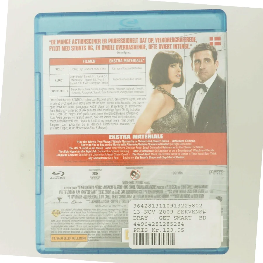 Get Smart med Steve Carell (DVD)