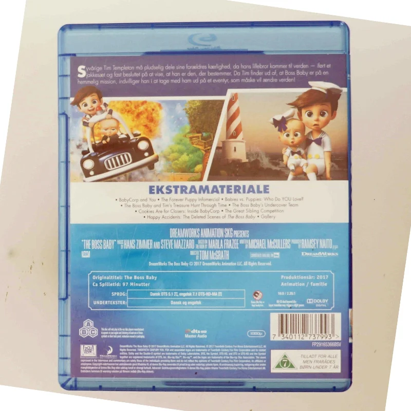 The Boss Baby med Hans Zimmer (DVD)