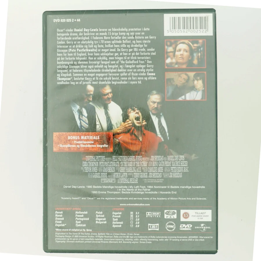 In the Name of the Father - Daniel Day Lewis (DVD)