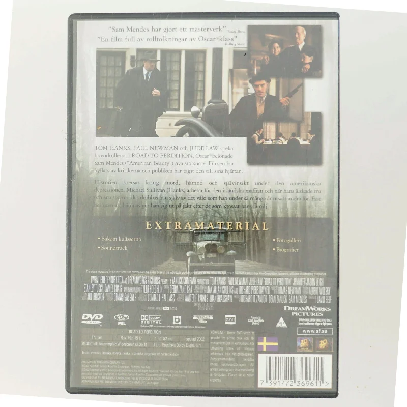Road to Perdition med Tom Hanks (DVD)