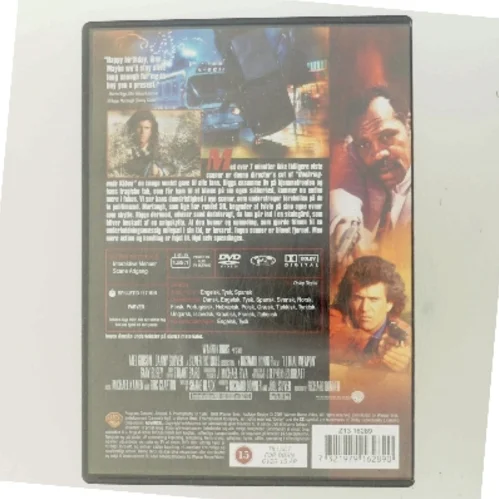 DØDBRINGENDE VÅBEN med Mel Gibson (DVD)