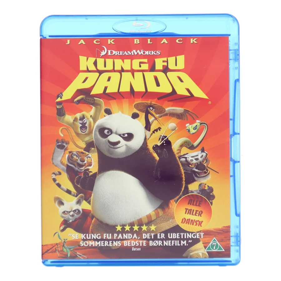 Kung Fu Panda med Jack Black (stemme på original udgave) (DVD)