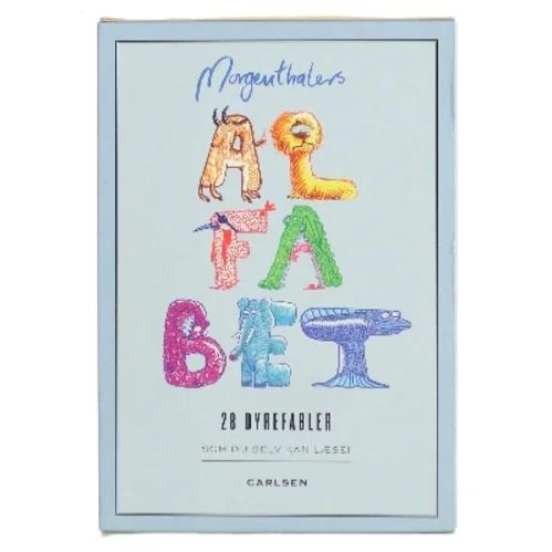 Morgenthalers alfabet. 4 dyrefabler om bogstaverne U, V, X, Y. af Anders Morgenthaler (Bog)