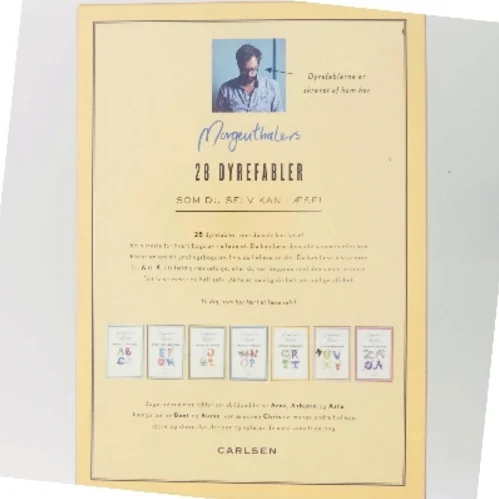 Morgenthalers alfabet. 4 dyrefabler om bogstaverne U, V, X, Y. af Anders Morgenthaler (Bog)