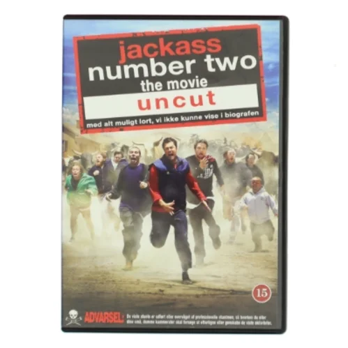 Jackass number two the movie uncut med Johnny Knoxville (DVD)