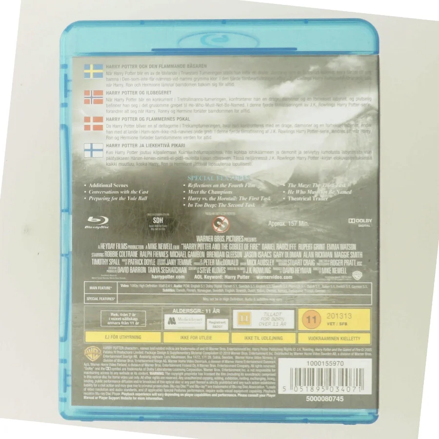 Harry Potter and the Goblet of Fire med Daniel Radcliffe (DVD)
