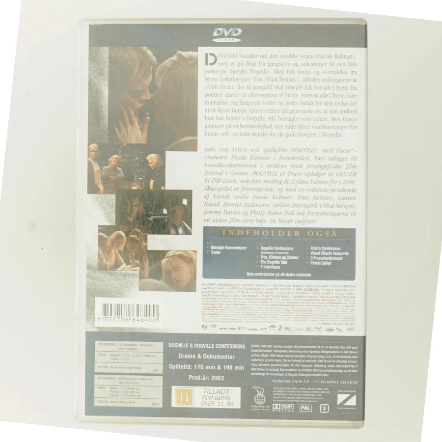 Dogville med Nicole Kidman (DVD)