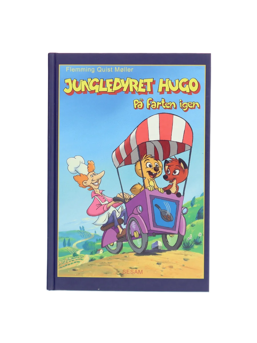 Forsiden af Jungledyret Hugo - på farten igen af Flemming Quist Møller